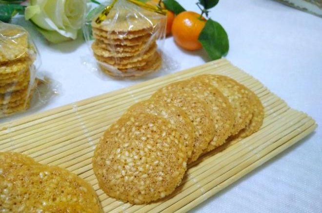 香酥蛋白芝麻薄脆
