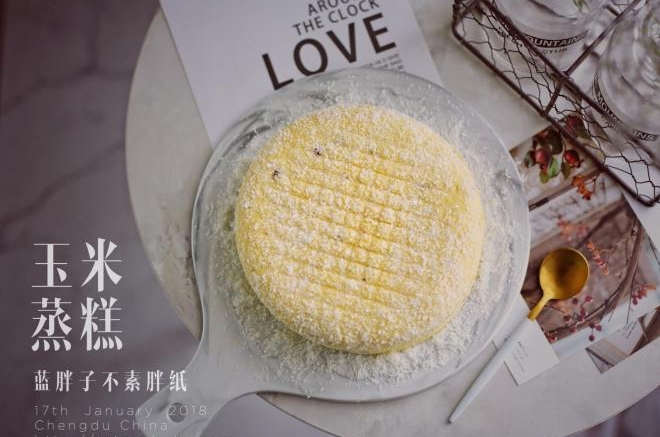 香甜蔓越莓玉米糕