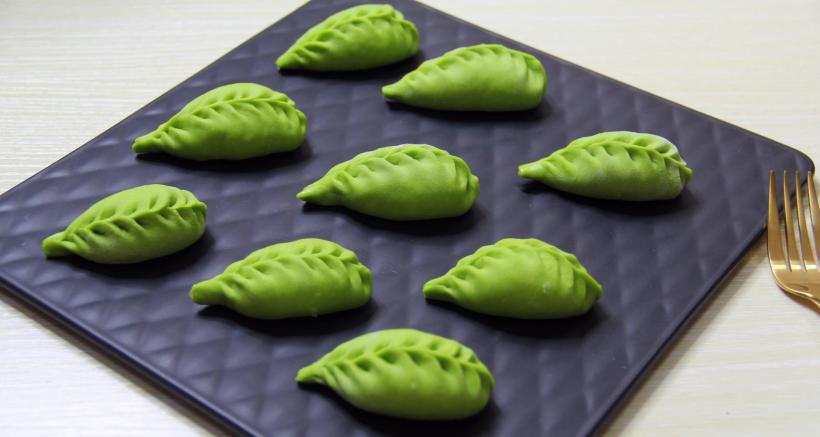 翡翠柳叶饺子