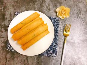 又香又酥的黑芝麻蛋卷