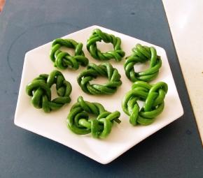 豇豆环依次全部做好