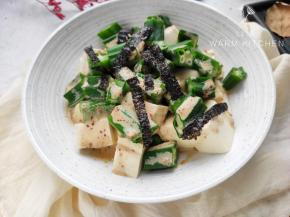 撒上适量海苔丝，即可