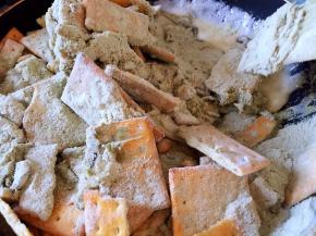 熄火后搅拌均匀