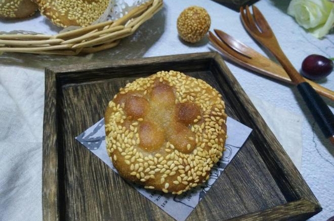 豆沙炸糕