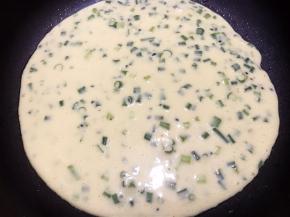 等温度升高后倒入面糊