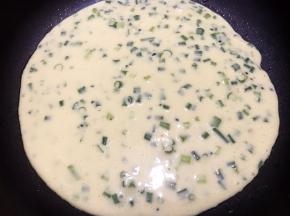 等温度升高后倒入面糊