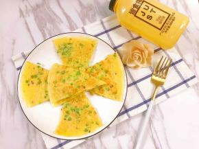 好吃的小葱芝麻鸡蛋饼