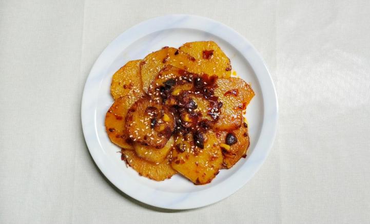 豆瓣酱炒土豆片