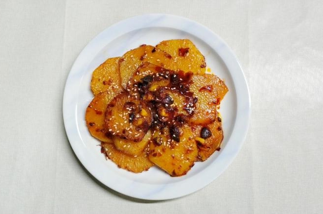 豆瓣酱炒土豆片