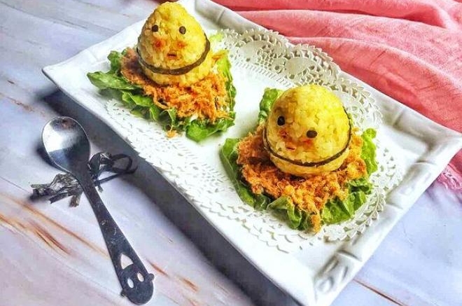 丑萌鸡饭团