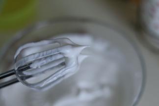 6. 一直到打发出直角就可以。