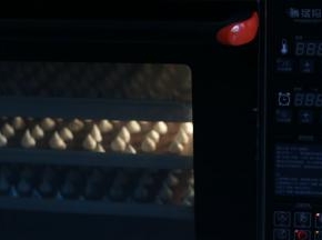 9.猛犸象风炉80度烤60分钟，蛋白糖很容易的与油纸脱离就是熟了