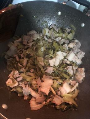 焖煮到干水的状态就行