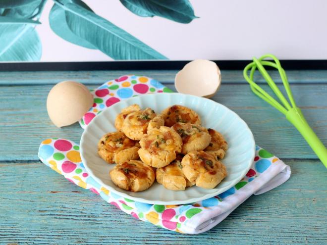 咸香培根芝士饼干