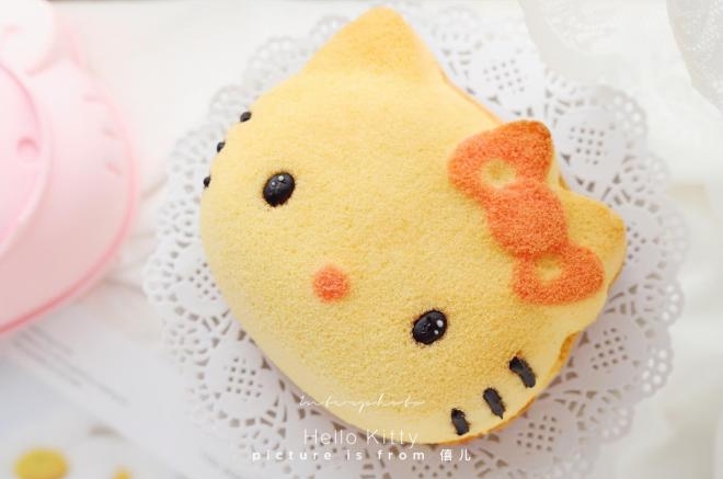 Hello Kitty异形戚风蛋糕
