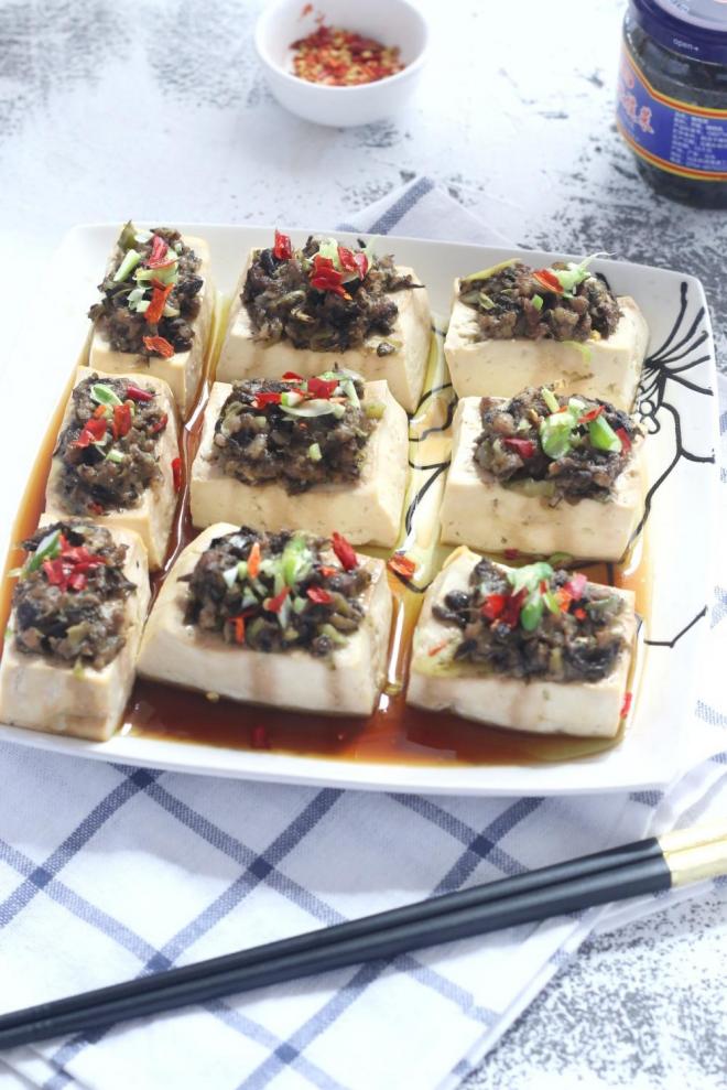 橄榄菜肉沫蒸豆腐