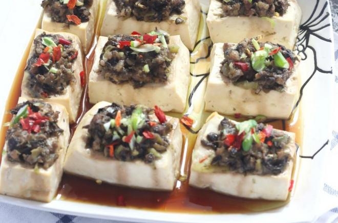 橄榄菜肉沫蒸豆腐