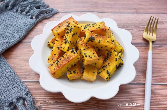 黑芝麻吐司条