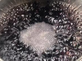 加入适量清水煮沸后转小火熬煮