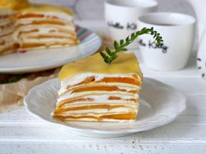 好吃的芒果千层蛋糕