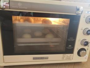 11、柏翠5400烤箱启动发酵模式，发酵到2倍大。