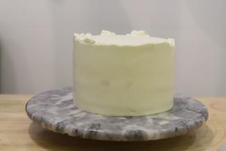 抹好整个蛋糕。