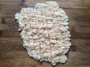 鸡胸肉剁碎
