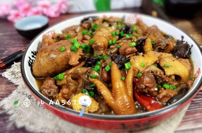 小鸡炖蘑菇粉条