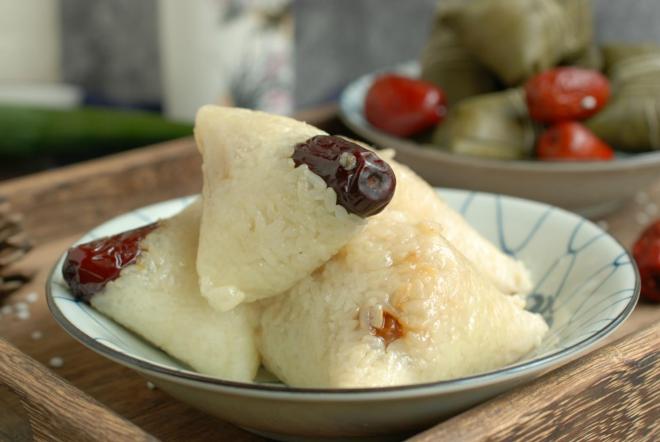 传统大红枣粽子