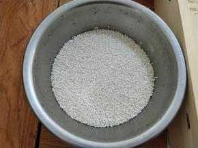 糯米冲洗一下。