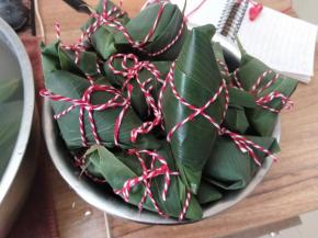 不管怎么个手法，能扎紧不漏米，包好全部的粽子都是可以的。