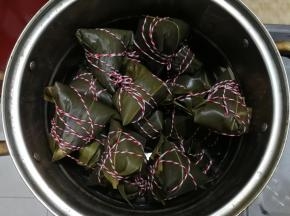 全部包好，排入干净锅里。