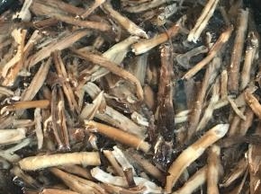 笋干提前浸泡一晚上，洗净后放入开水锅中煮五分钟，捞出沥水备用