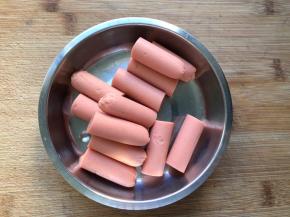 火腿肠一根切成3节