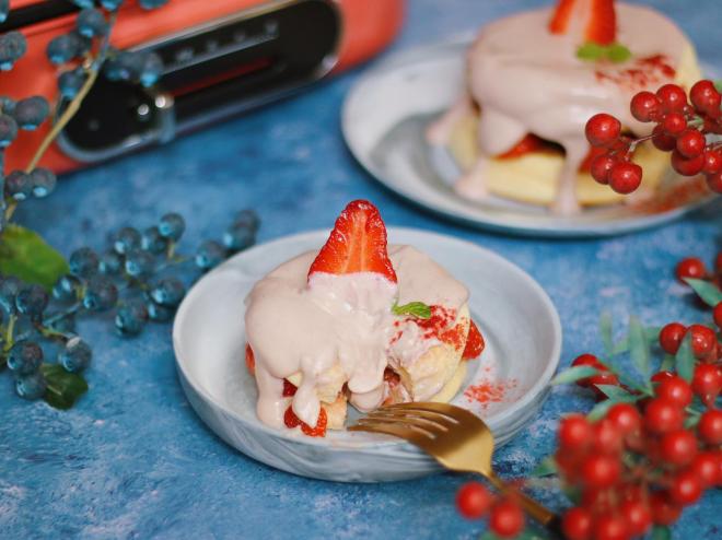 草莓芝士舒芙蕾