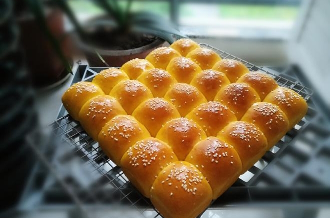 胡萝卜小面包