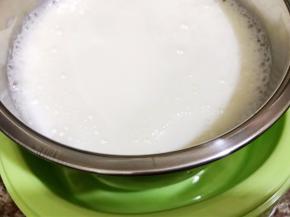 倒入消好毒的容器，放入酸奶机里