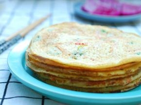 简单4步，早起10分钟，做一份孩子爱吃的早餐饼，比面包馒头简单多了，你还不试试吗？