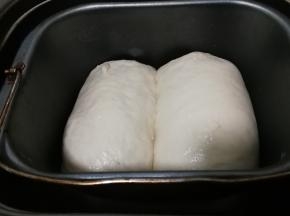 放入面包机桶继续工作