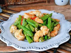 近看，豇豆很入味儿。