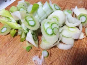 葱切碎