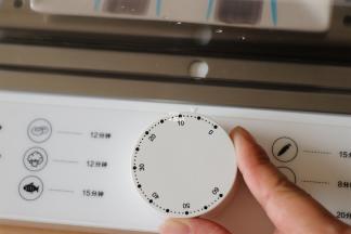 接通电源后时间选择7分钟；