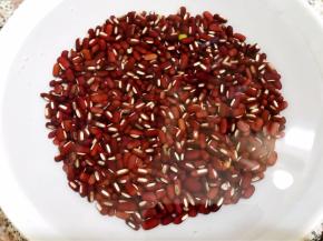 加入清水，夏天放入冰箱冷藏泡发一晚