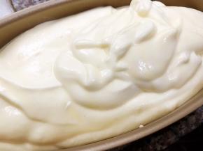 倒入椭圆模具里