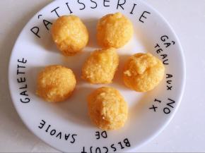 椰蓉馅搓球备用