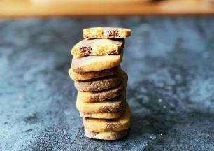 掰开看看，酥香可口。