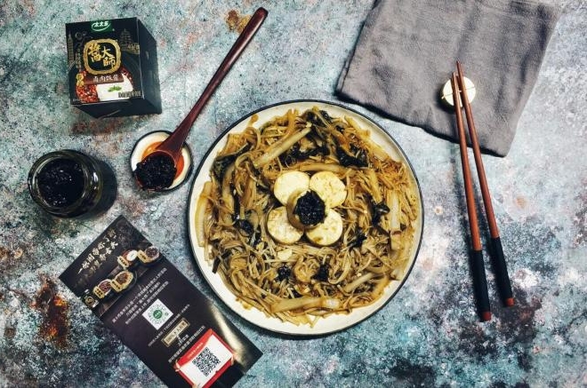 酱香日本豆腐金针菇