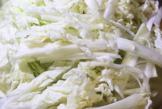 白菜洗净切丝