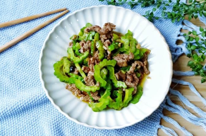 豆豉苦瓜炒牛肉