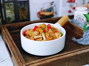 一盘菜营养均衡。